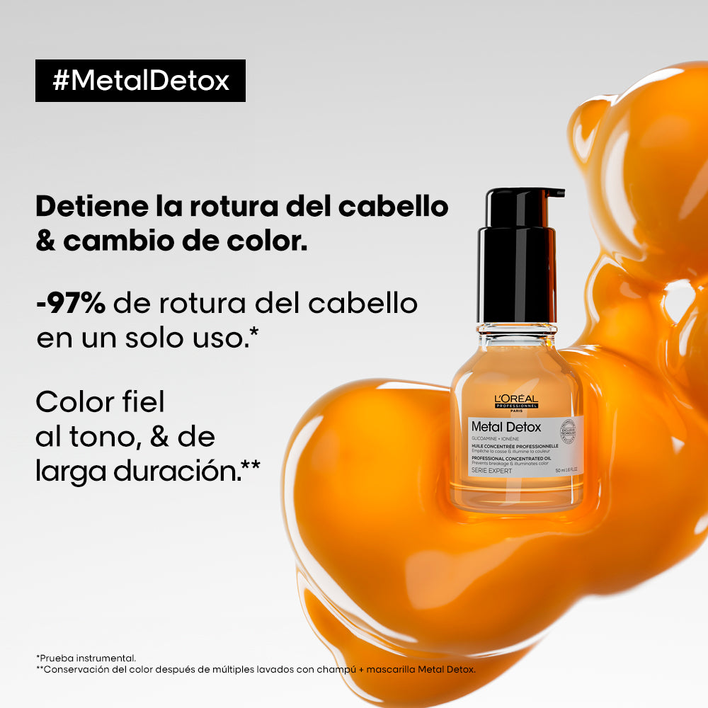 L'Oreal Pro  | Aceite concentrado Metal Detox Loreal professionnel 50ml