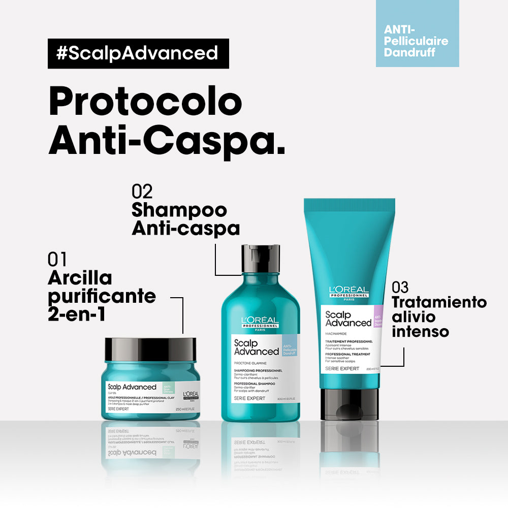 L'Oreal Pro  | Shampoo Scalp Advanced Anti caspa 300 Loreal professionnel ml