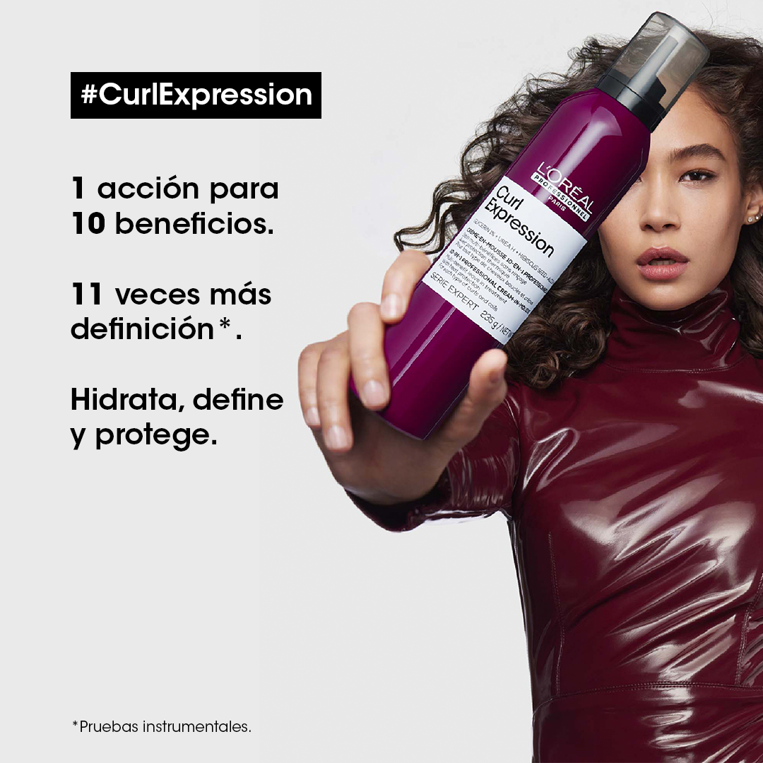 L'Oreal Pro  | Crema en mousee Curl Expression cuidado cabello rizado Loreal professionnel 250ML