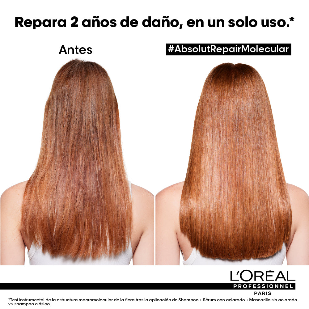 L'Oreal Pro  |  Termoprotector Absolut Repair Molecular reparación molecular Loreal professionnel 100 ml