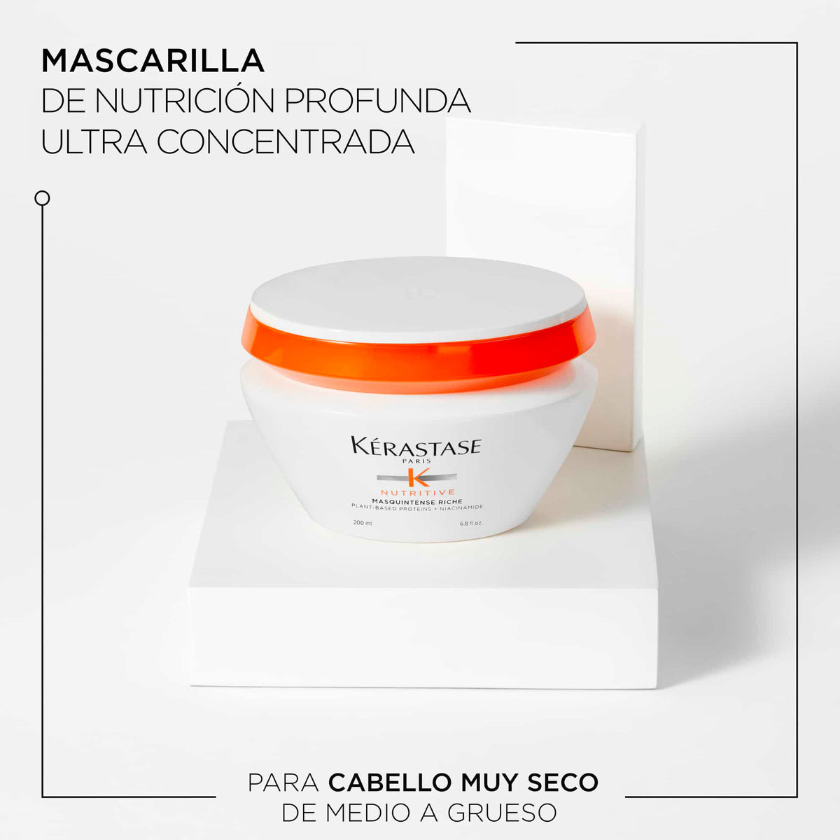 Kérastase  | Mascarilla Nutritive Masquintense Riche para cabello muy seco 200m