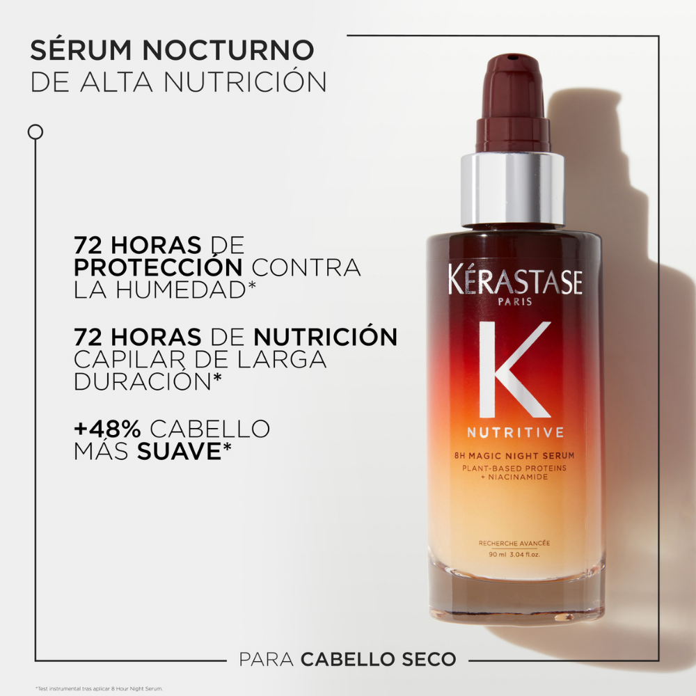 Kérastase | Sérum Nutritive 8H Magic Night nutrición nocturna para cabello seco 90ml