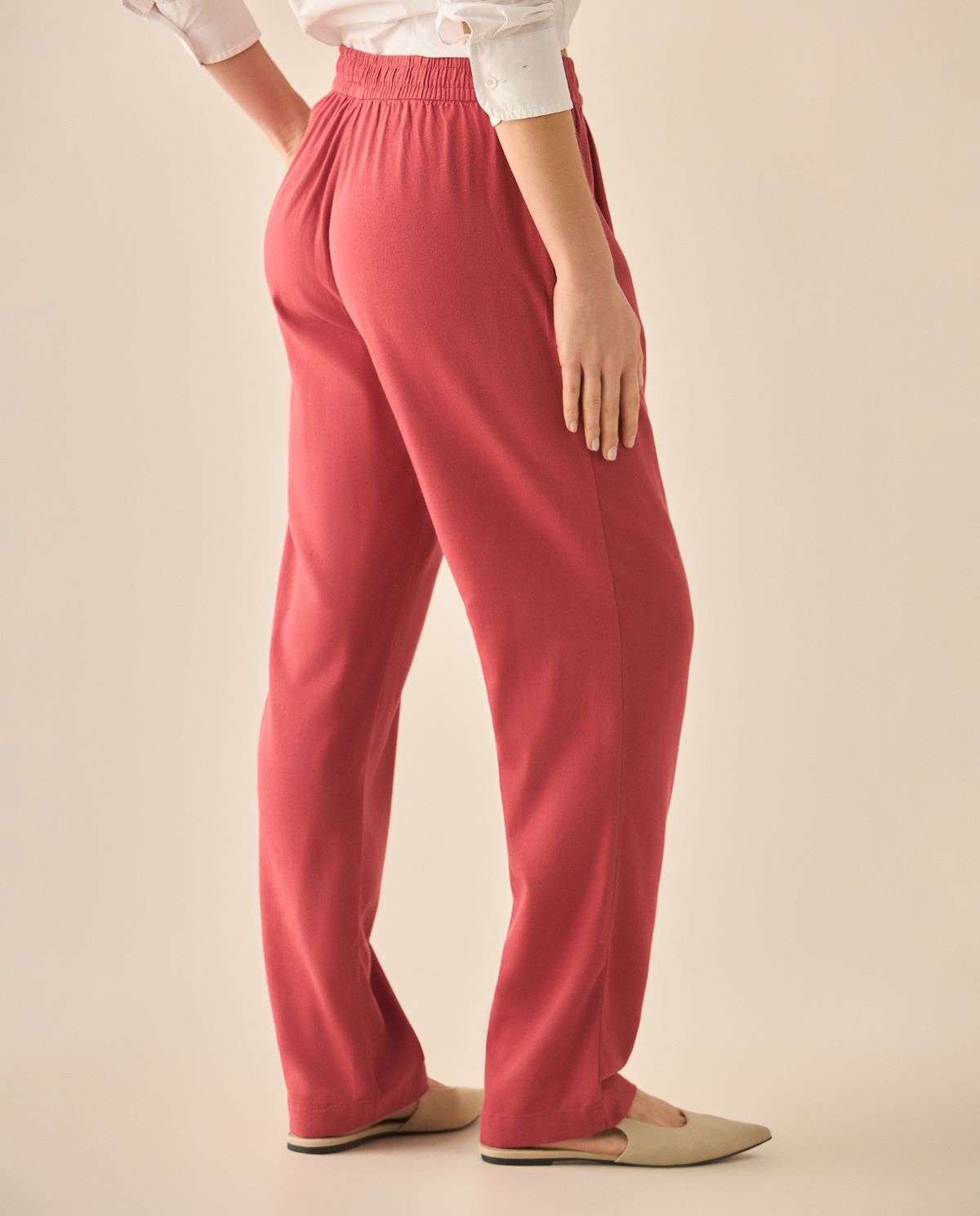 Esprit | Pantalón Elegante Ajustable con Cordón para Mujer