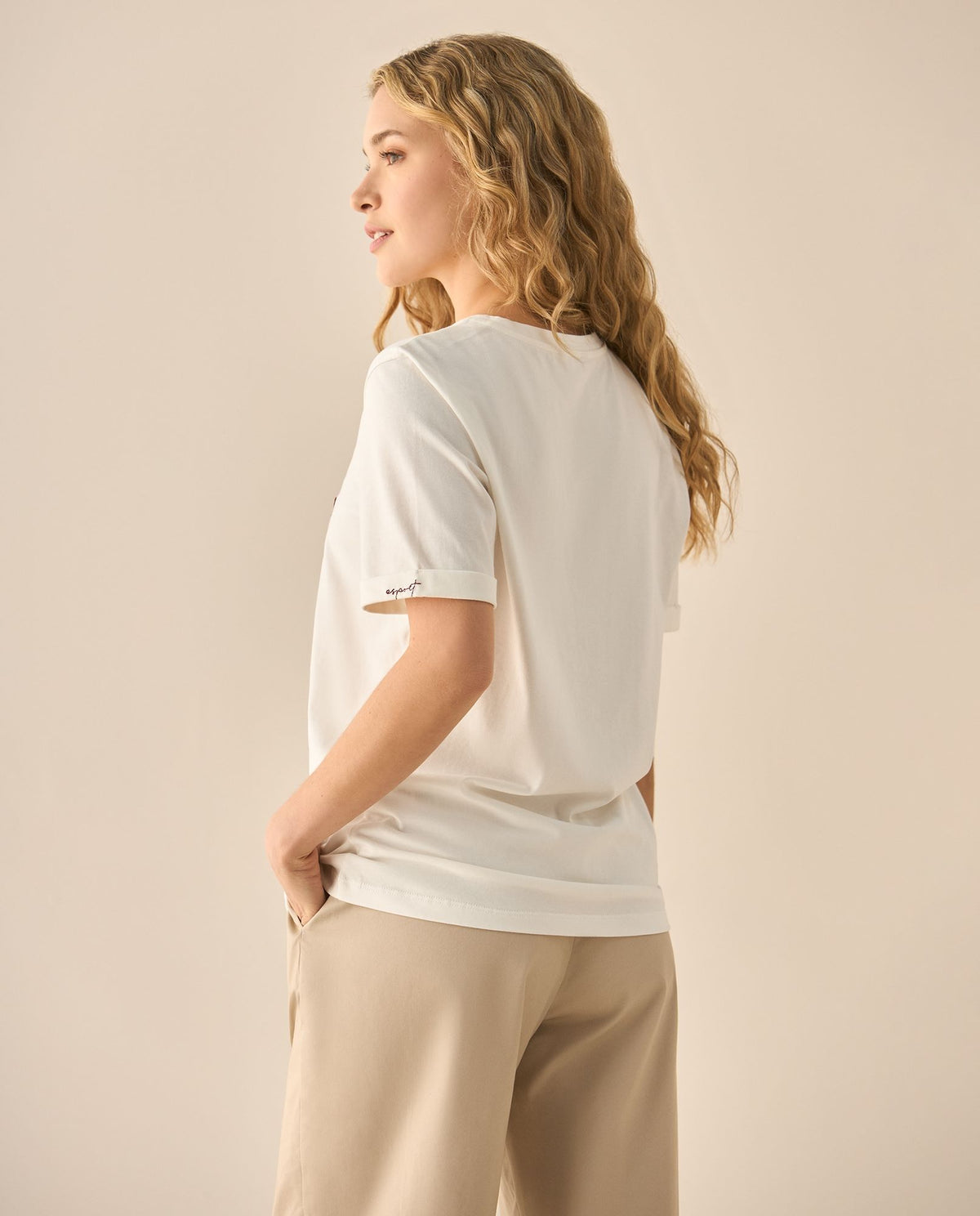 Esprit | Camiseta  con Bordados Decorativos para Mujer