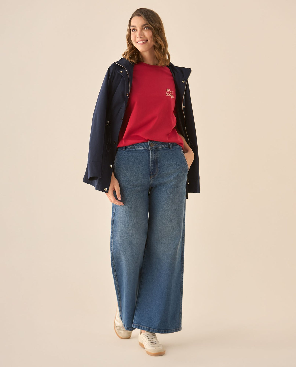 Esprit | Camiseta  con Bordados Decorativos para Mujer