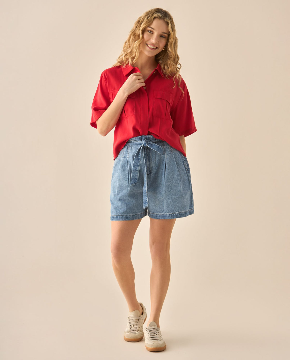 Esprit | Camisa Manga Corta Clasica para Mujer