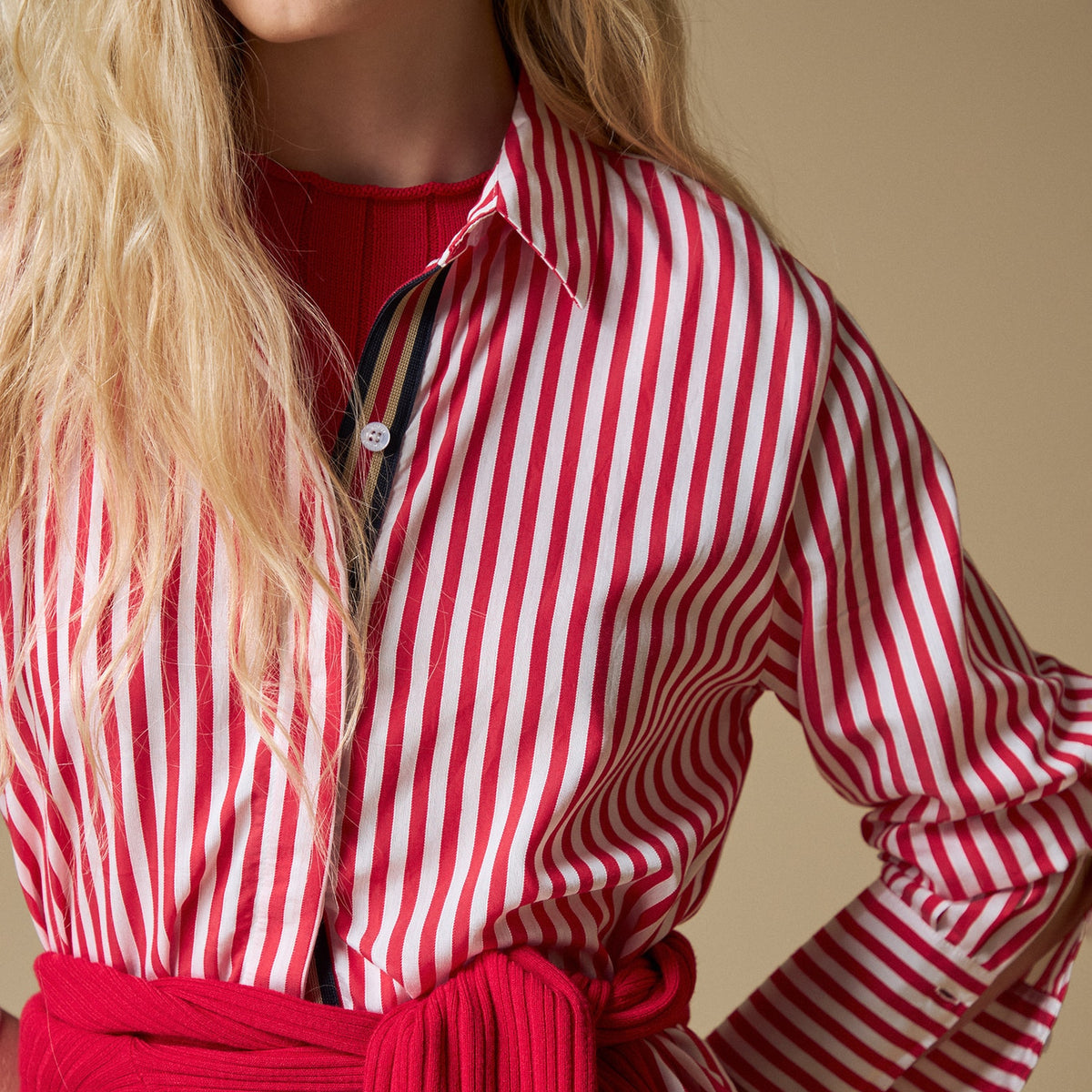 Esprit | Camisa a rayas de manga larga
