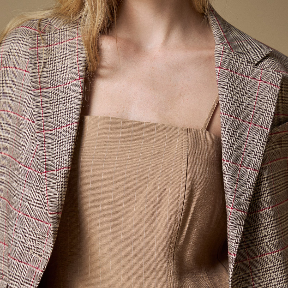 Esprit | Camisa de tirantes con cuello bandeja