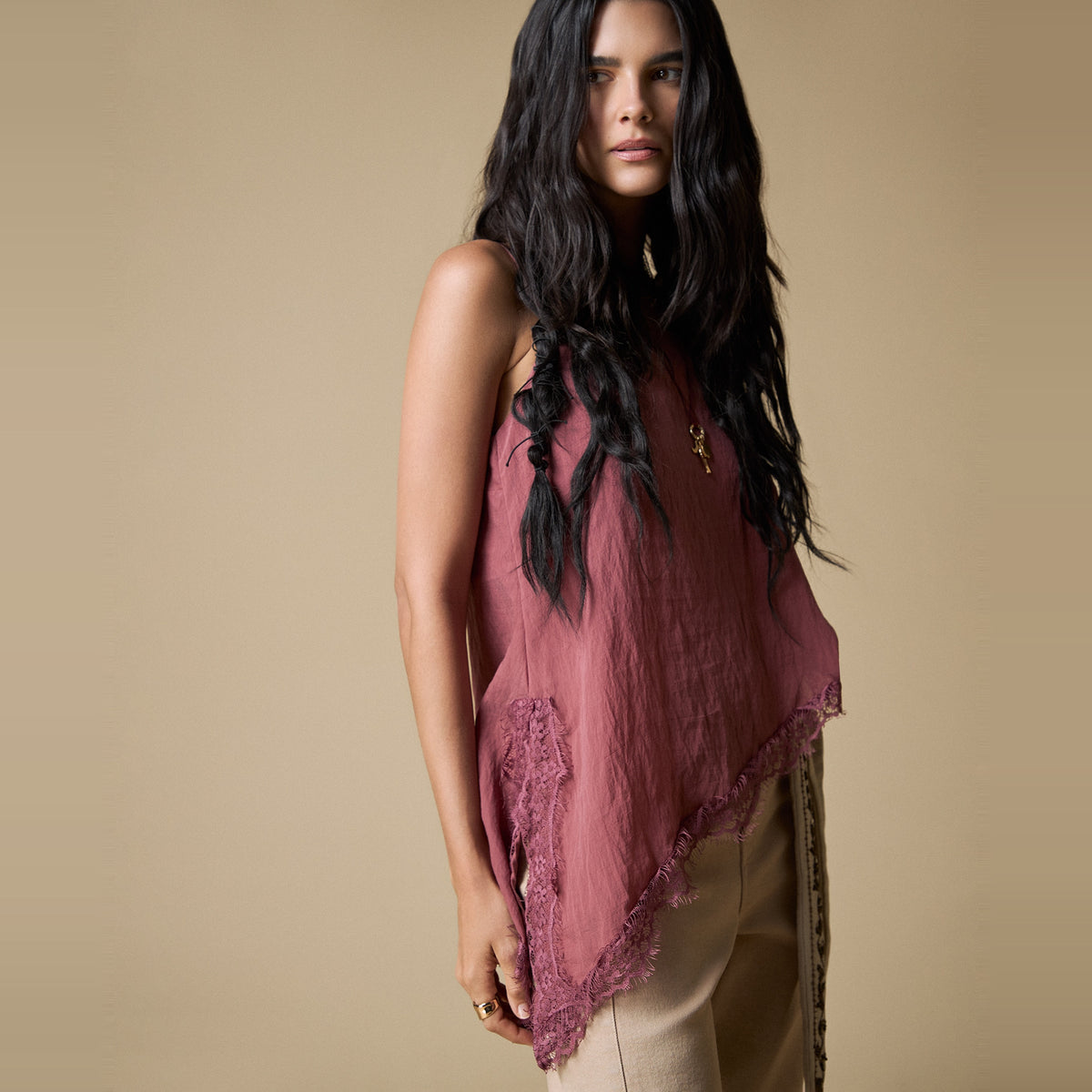 Esprit | Camisa Tiras Cuello V