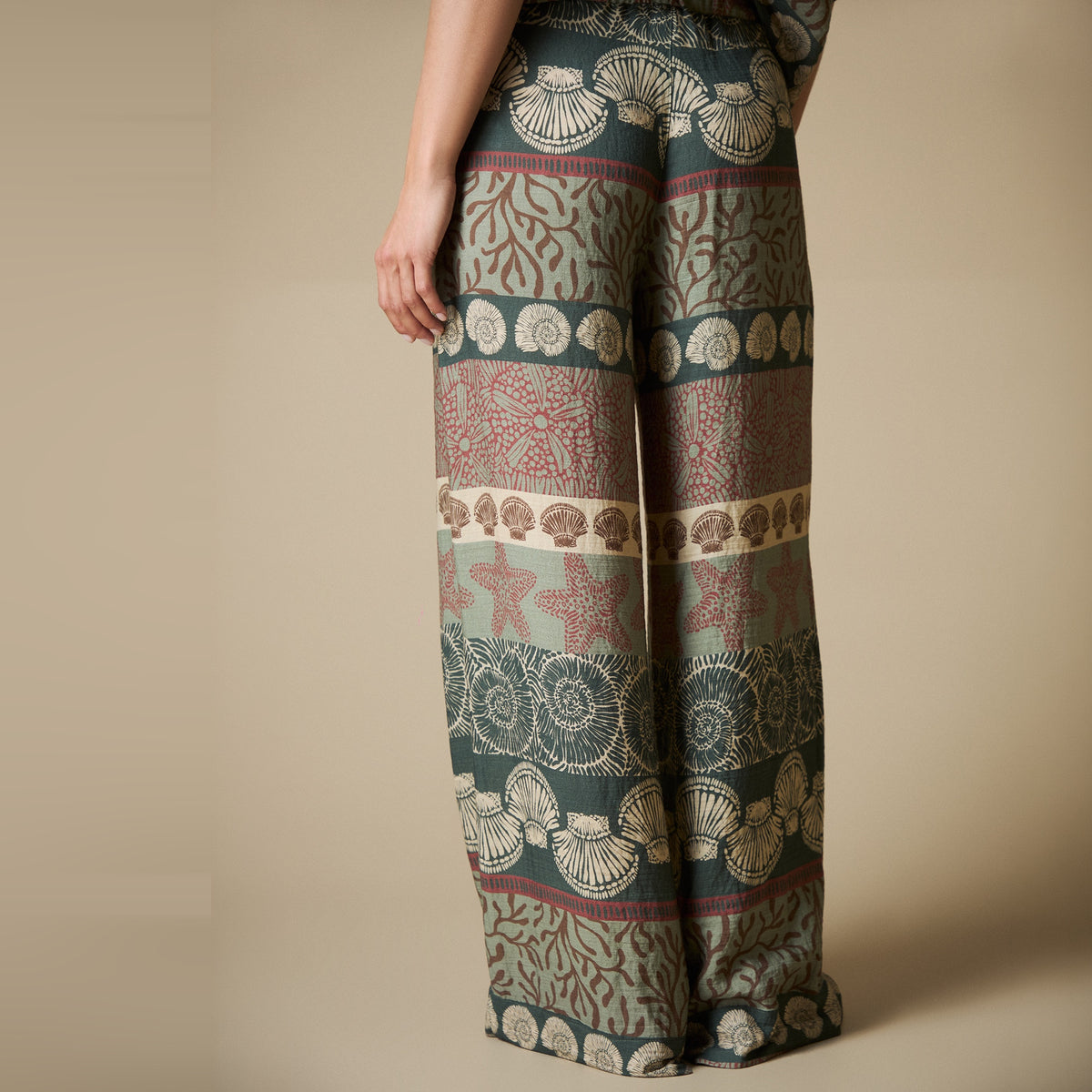 Esprit | Pantalón wide leg de largo tobillero