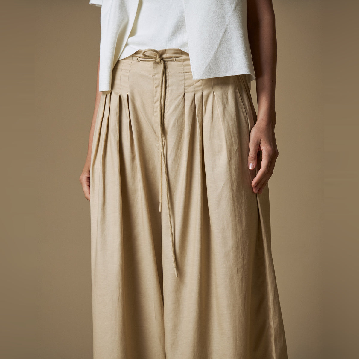 Esprit | Pantalón wide leg de largo tobillero