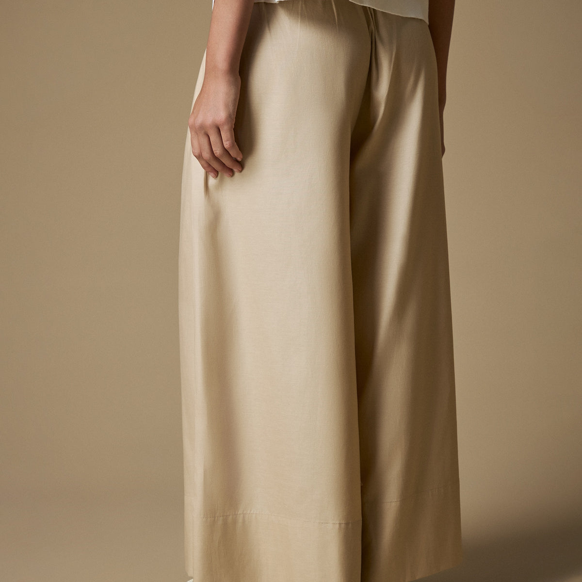 Esprit | Pantalón wide leg de largo tobillero
