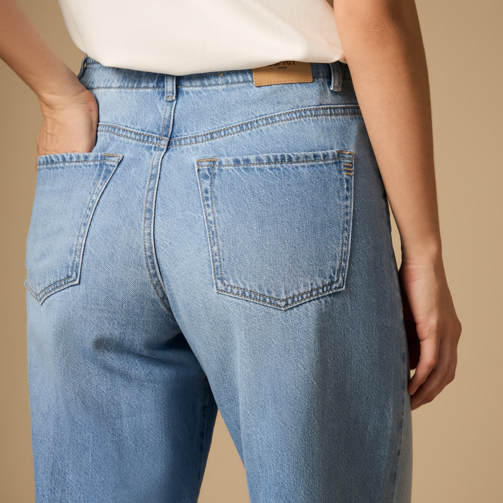 Esprit | Vaqueros Wide Leg con Bolsillos de Parche para Dama
