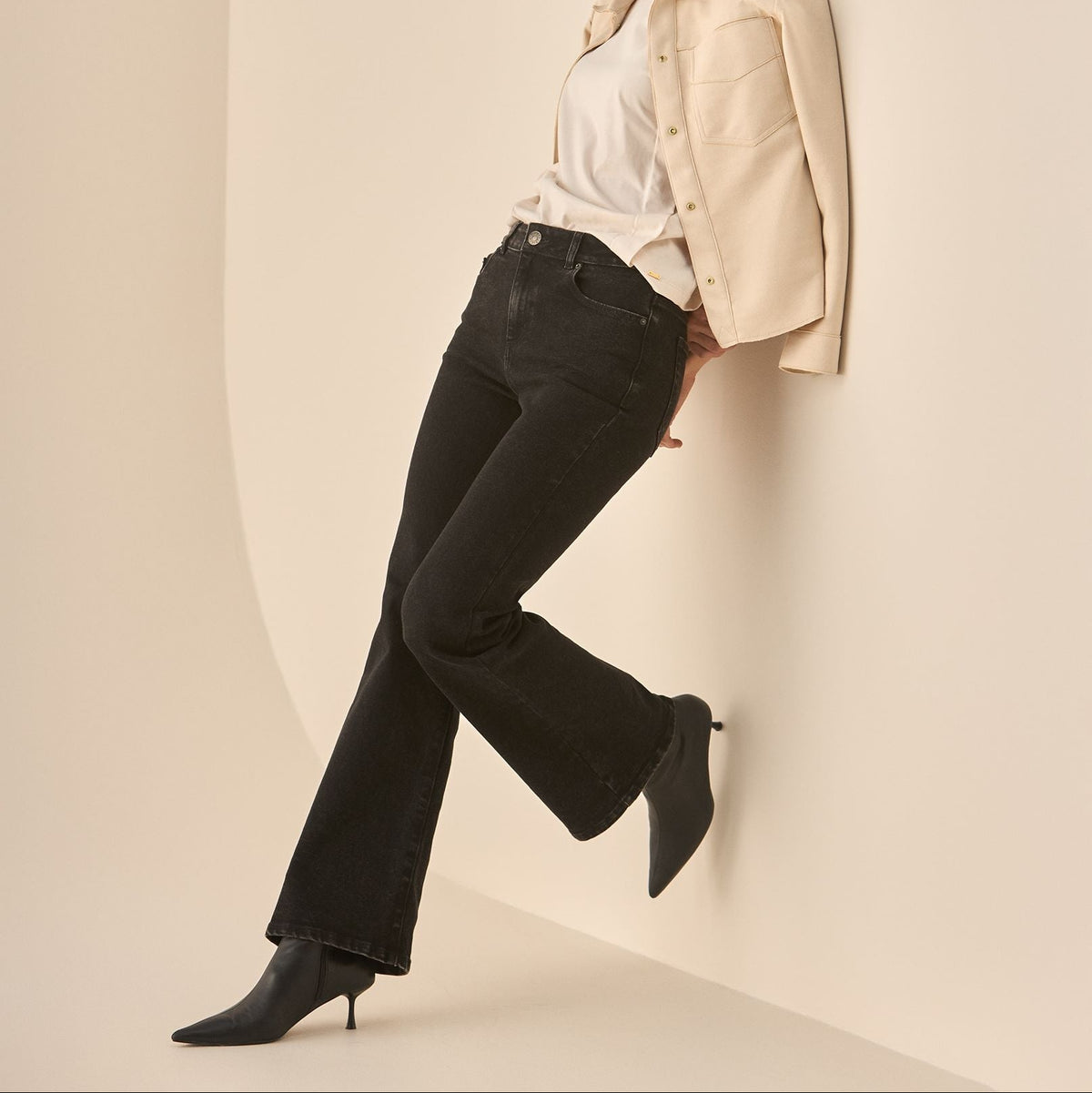 Esprit |Jean Boot Cut tono oscuro para mujer