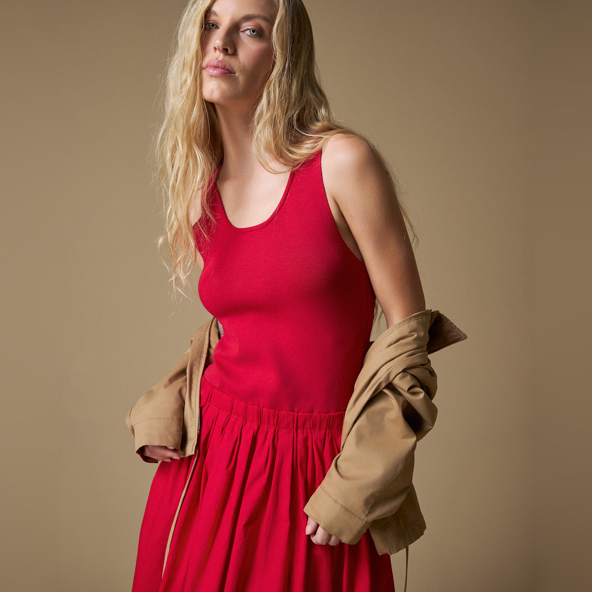 Esprit | Vestido de denim ligero sin mangas