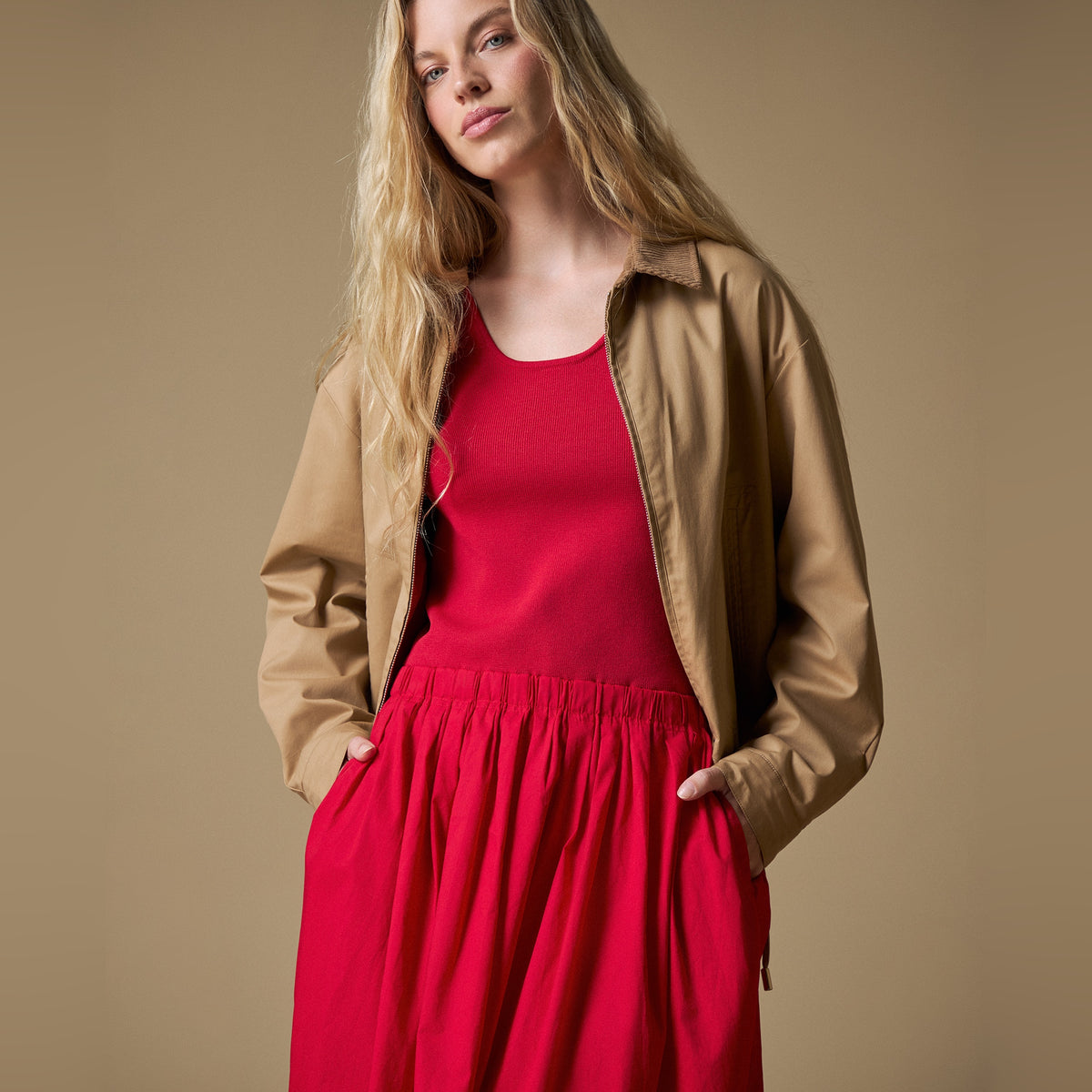 Esprit | Vestido de denim ligero sin mangas