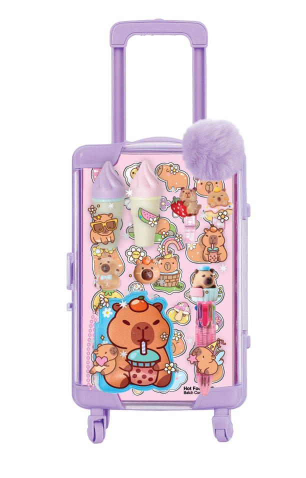 Hot Focus | Mini Stationery Luggage Capybara
