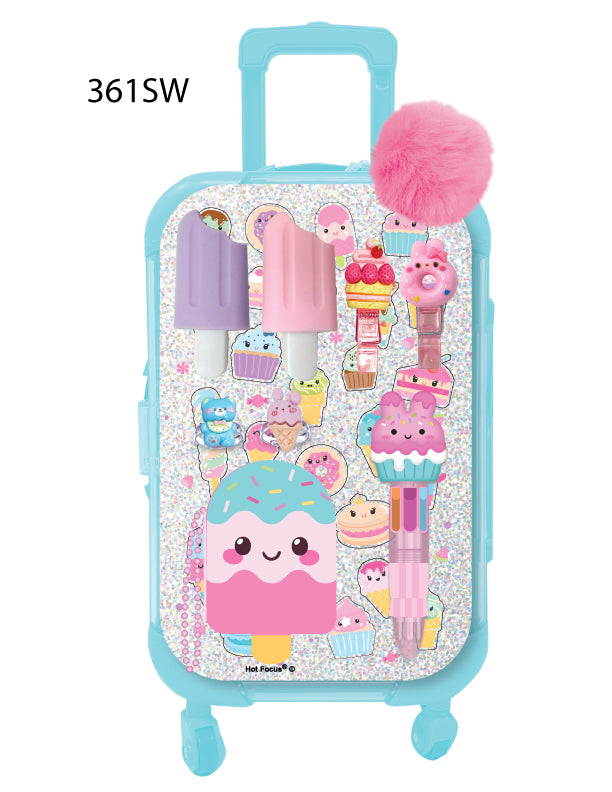 Hot Focus | Mini Stationery Luggage Sweets