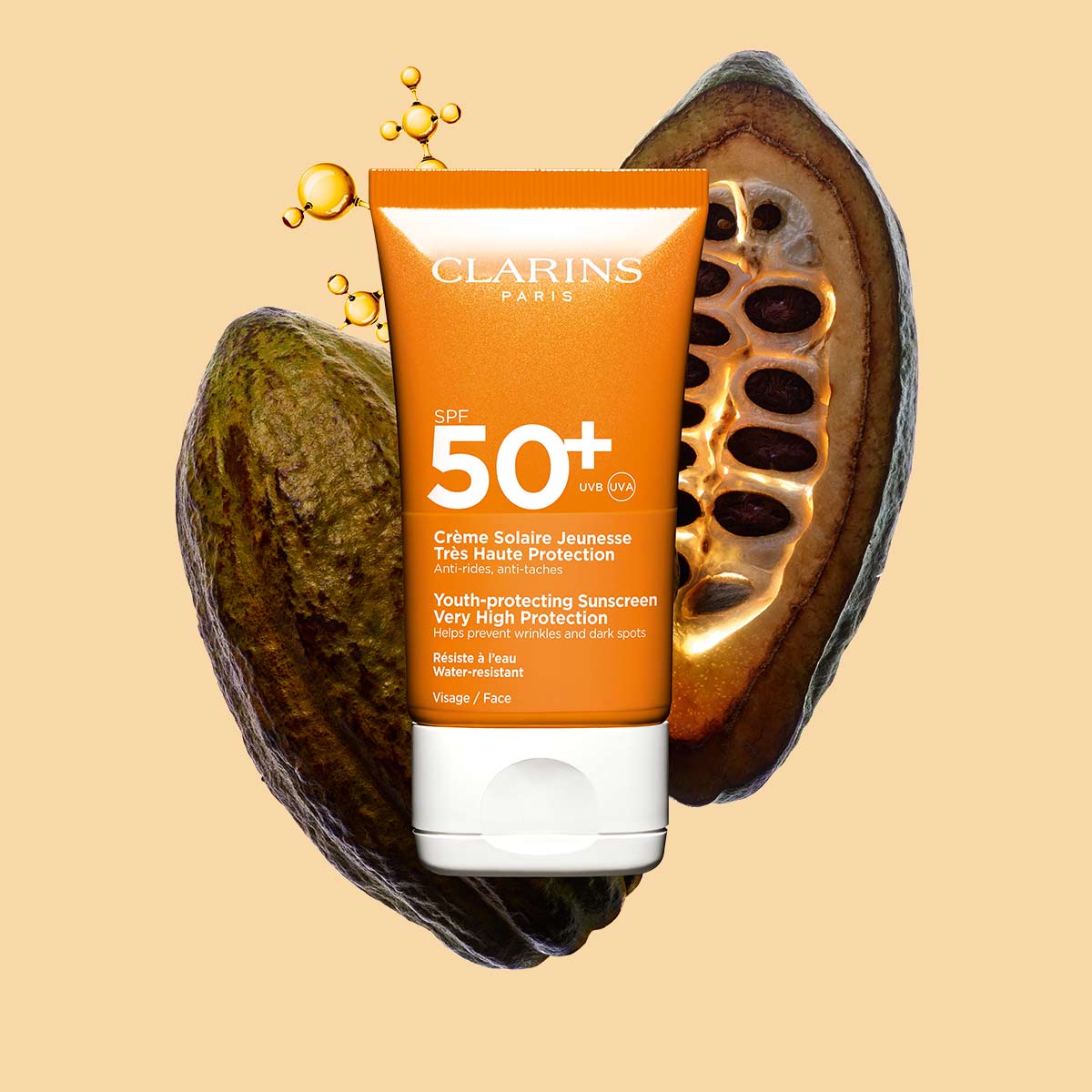 CLARINS | SUNCARE FACE CREAM SPF50+