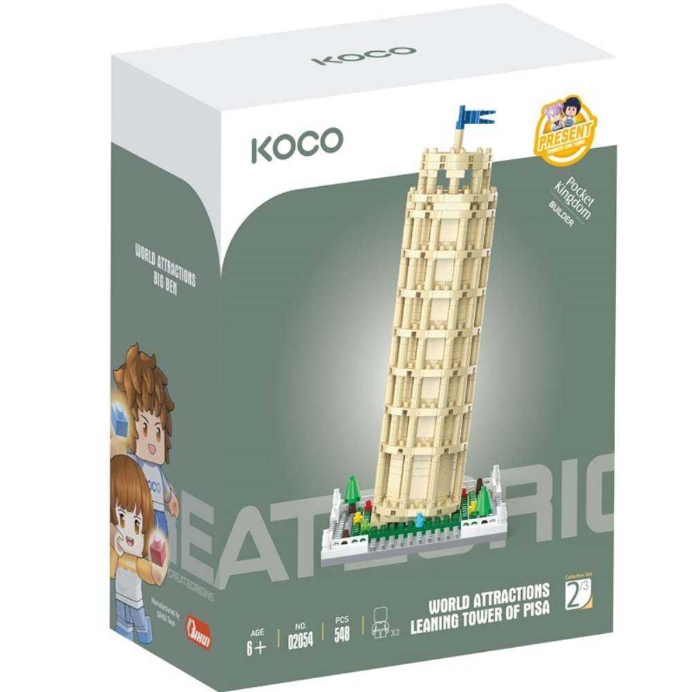 KOCO | Bloques Set Leaning Tower of Pisa