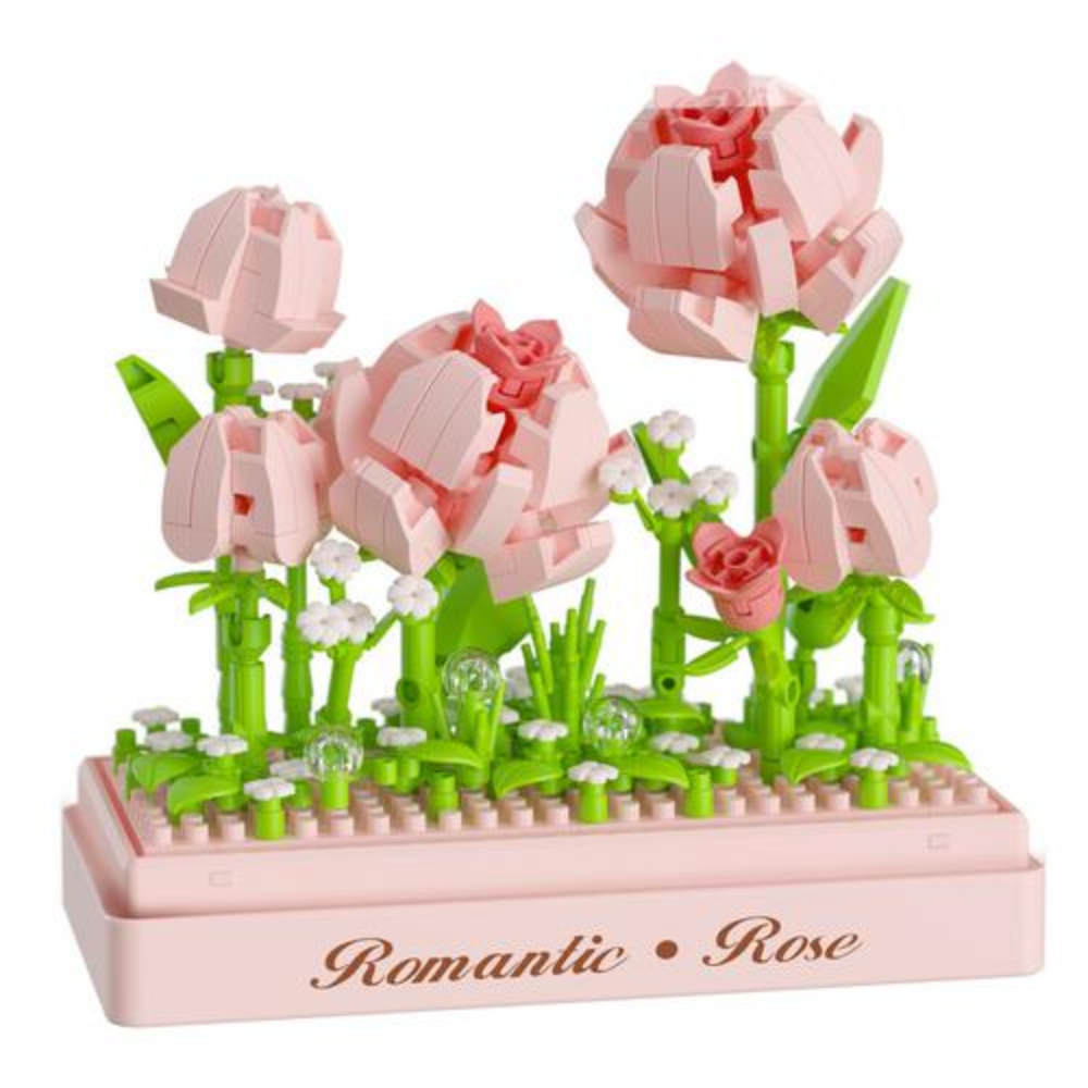KOCO | Bloques Set Preserved Fresh Flower Rose with Case