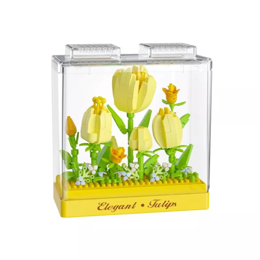 KOCO | Bloques Set Preserved Fresh Flower Tulip with Case