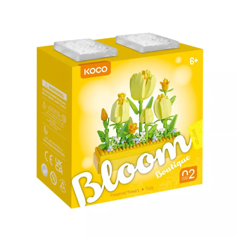 KOCO | Bloques Set Preserved Fresh Flower Tulip with Case