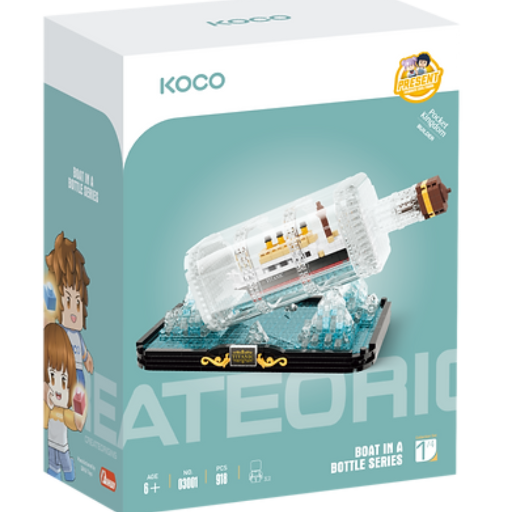 KOCO | Bloques Set Drift Bottle Titanic