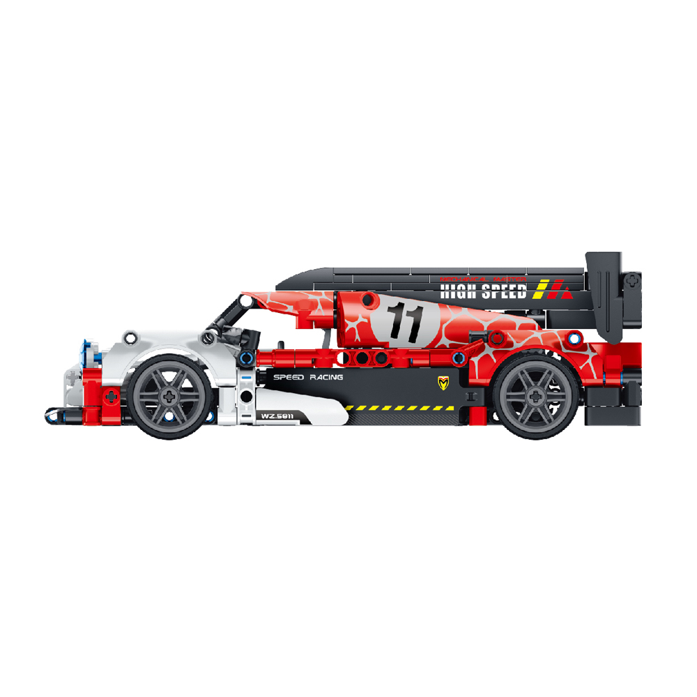 IM Master | Super Car Pull Back Rojo y Blanco