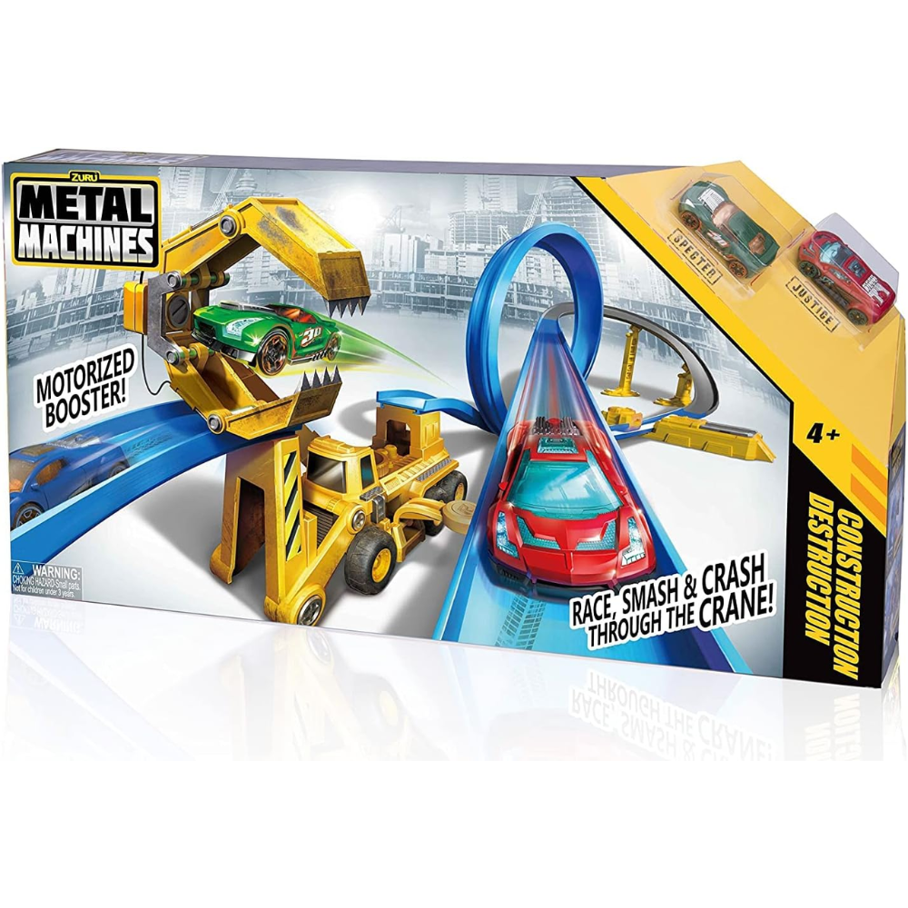 Metal Machines Construction Destruction Track Set