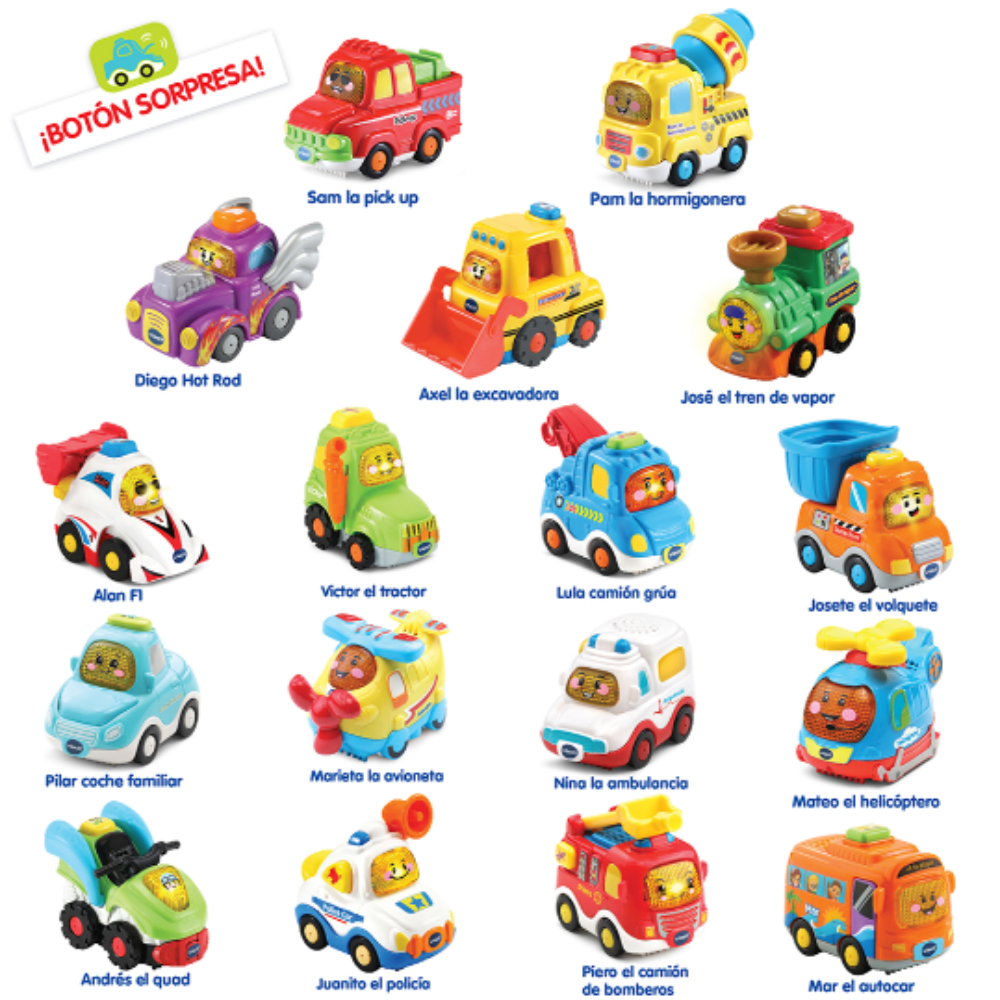 VTech | Tut Tut Bólidos Botón Sorpresa