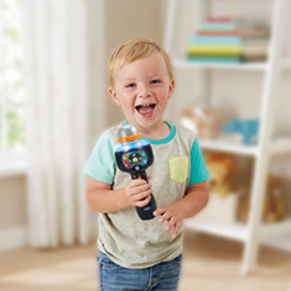 VTech | Micrófono Infantil Canta Conmigo Negro