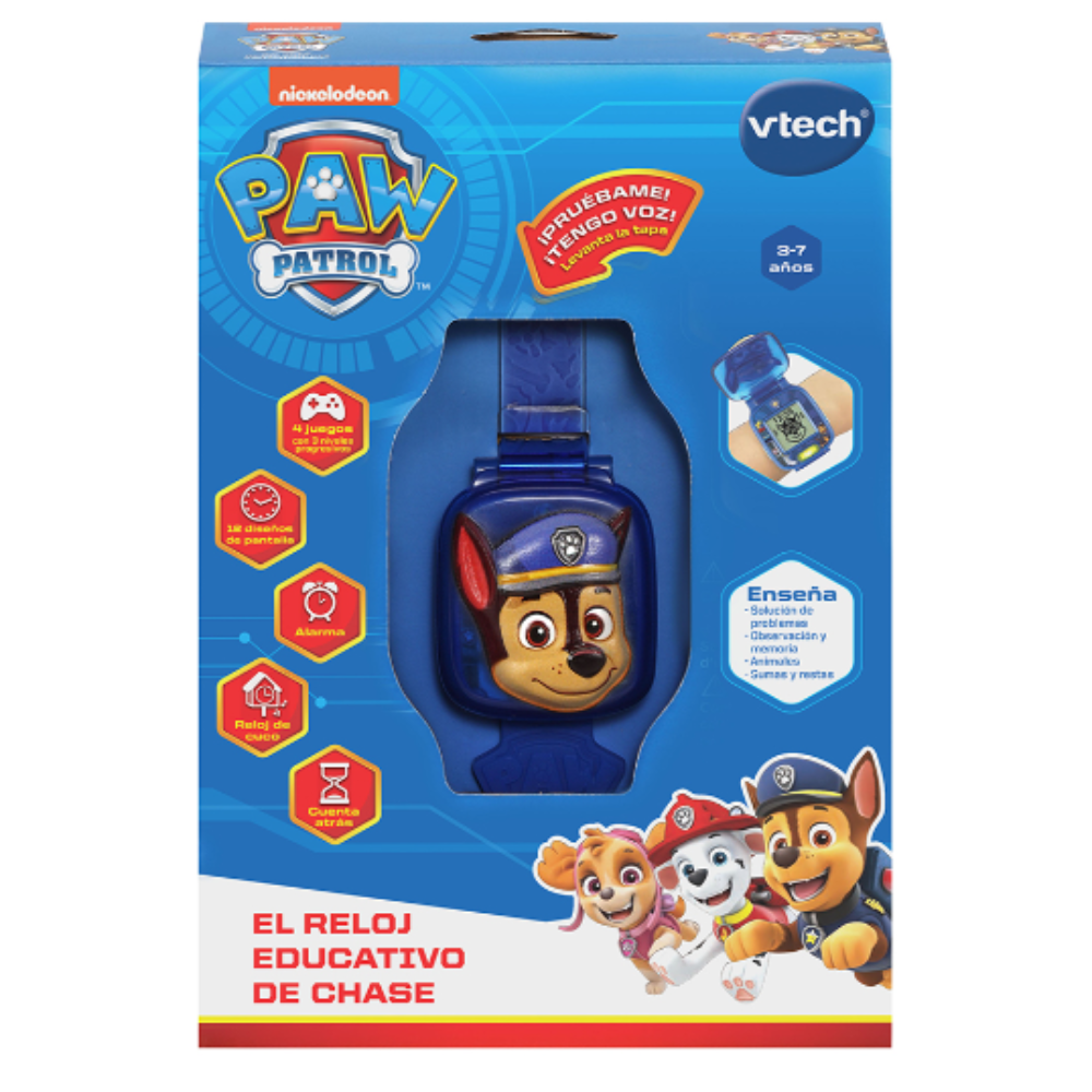 VTech | Paw Patrol Reloj Educativo de Chase