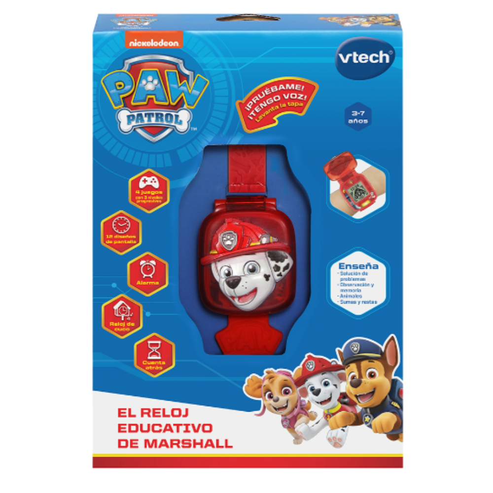 VTech | Paw Patrol Reloj Educativo de Marshall