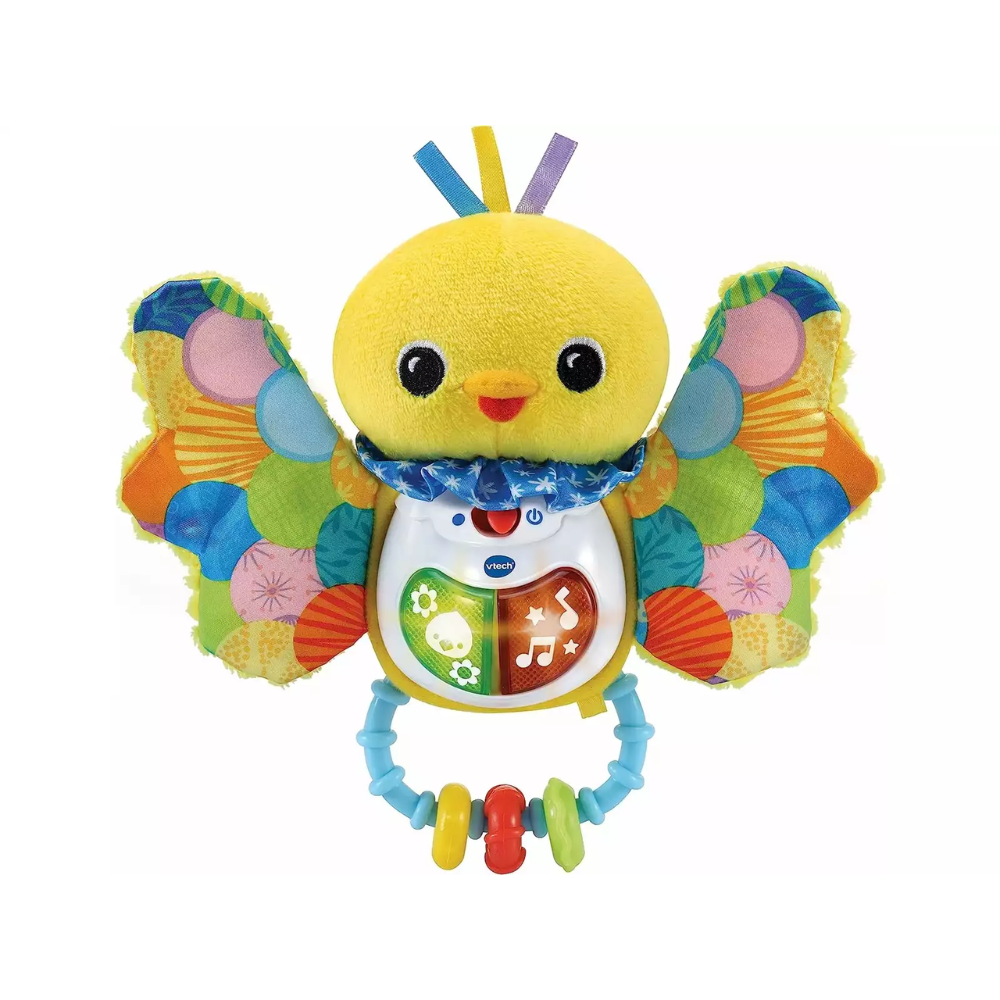 VTech | Sonajero Pajarito de Tela Melodías y Sensaciones