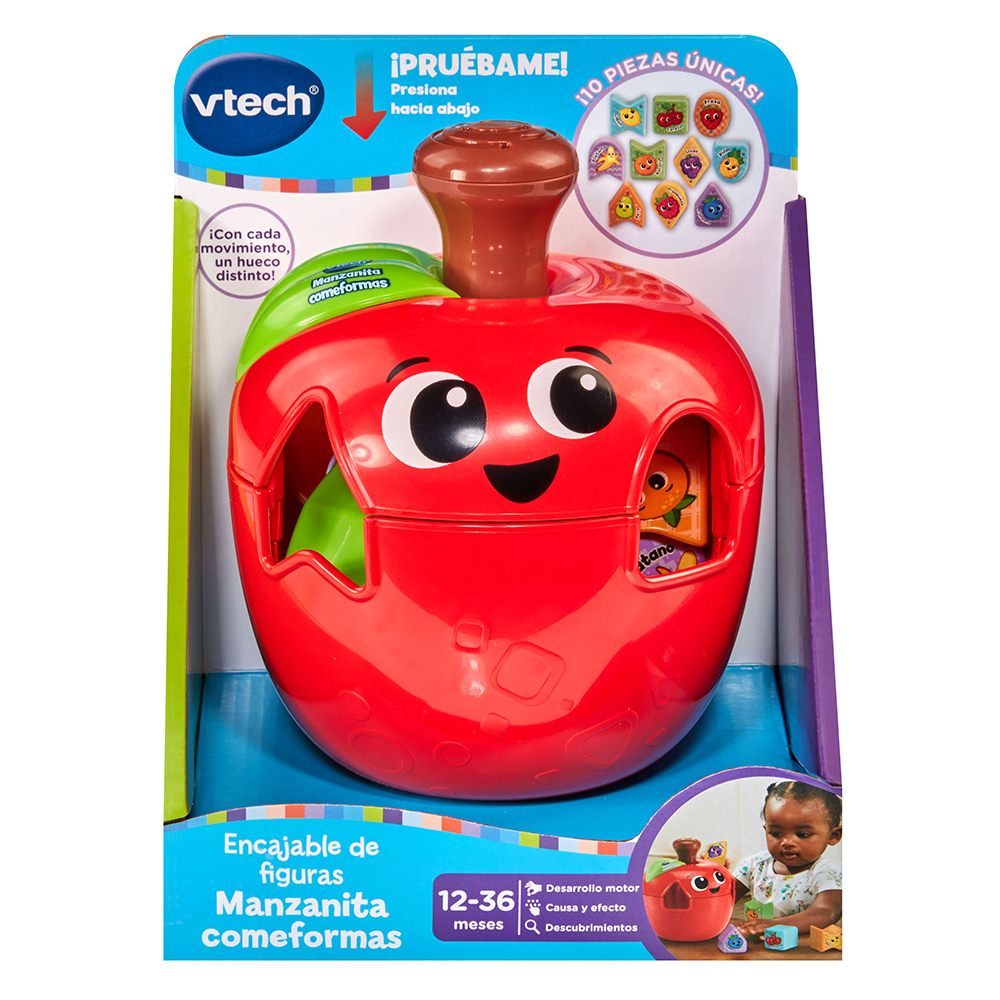 VTech | Encajable de Figuras Manzanita Comeformas