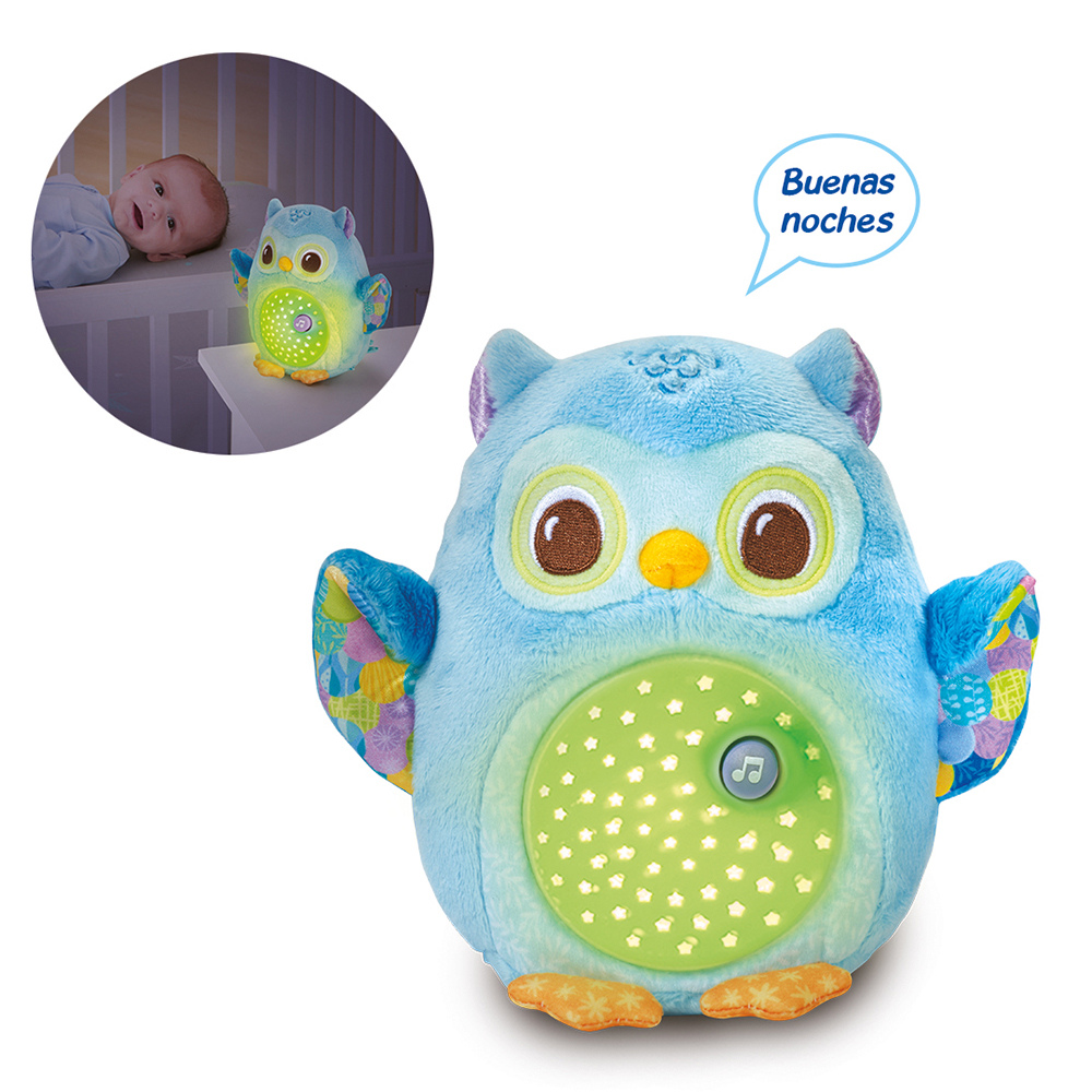 VTech | Proyector de Peluche Búho Estrellitas