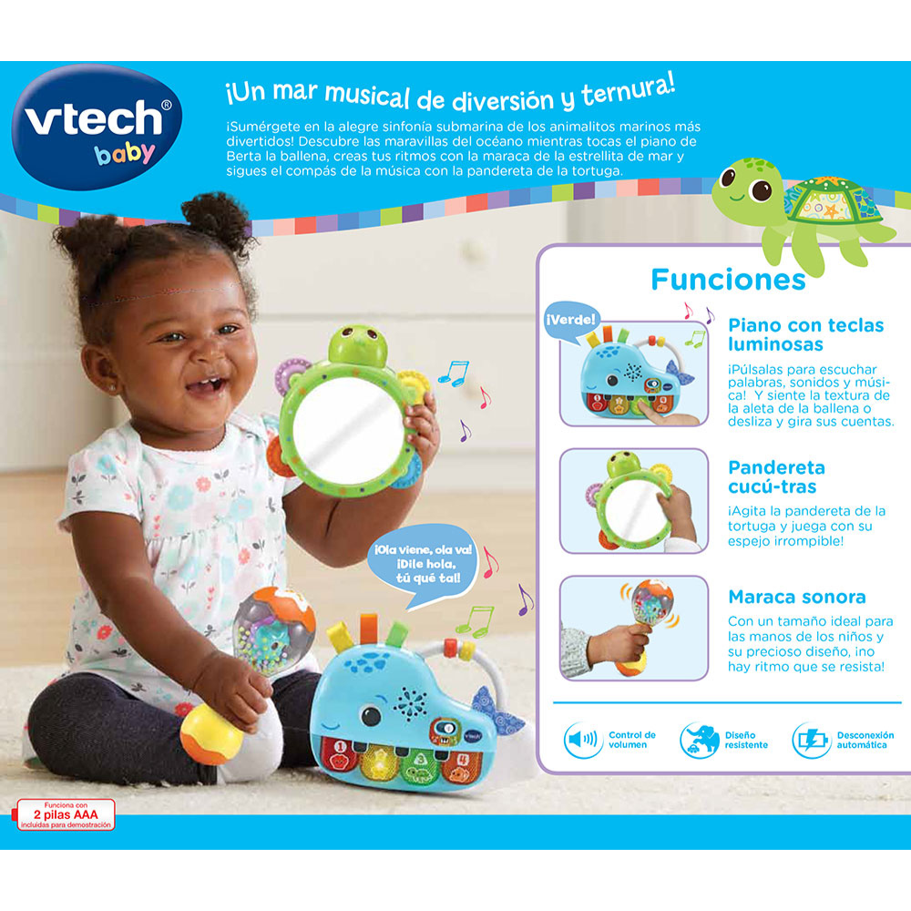 VTech | Set Musical Berta la Ballena