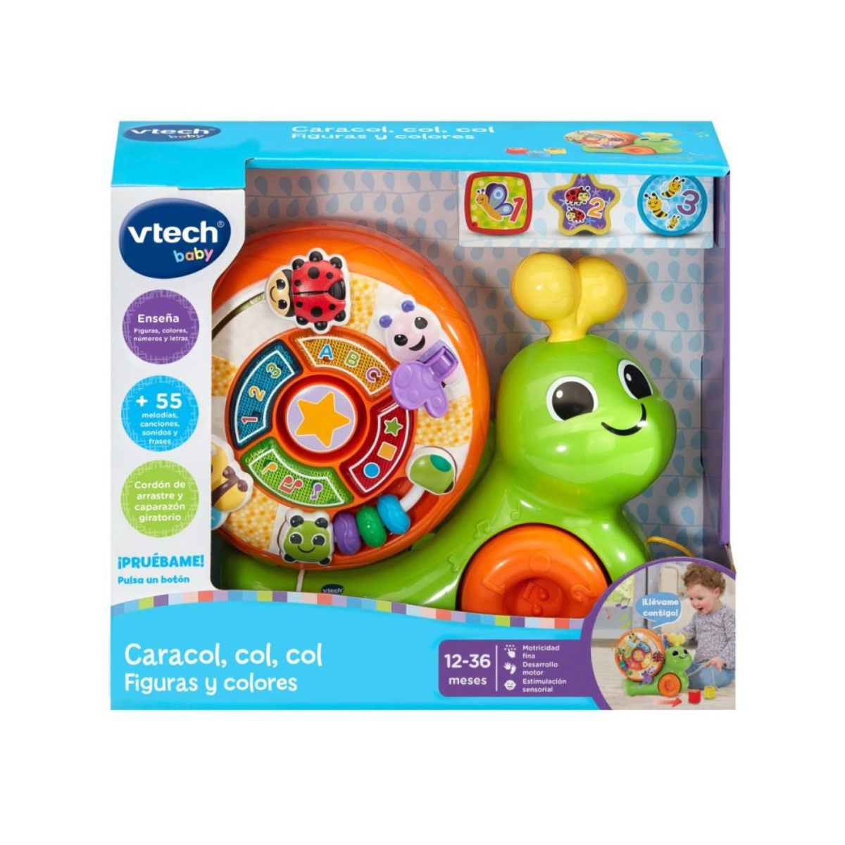 VTech | Caracol Col, Col Juguete de Arrastre