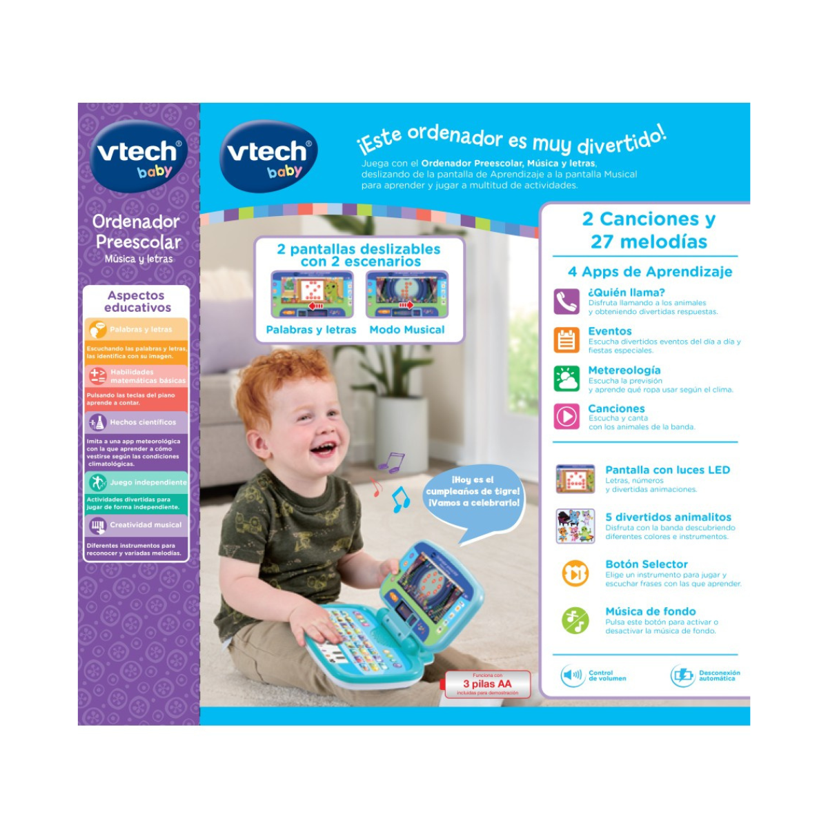 VTech | Ordenador Preescolar Bilingüe