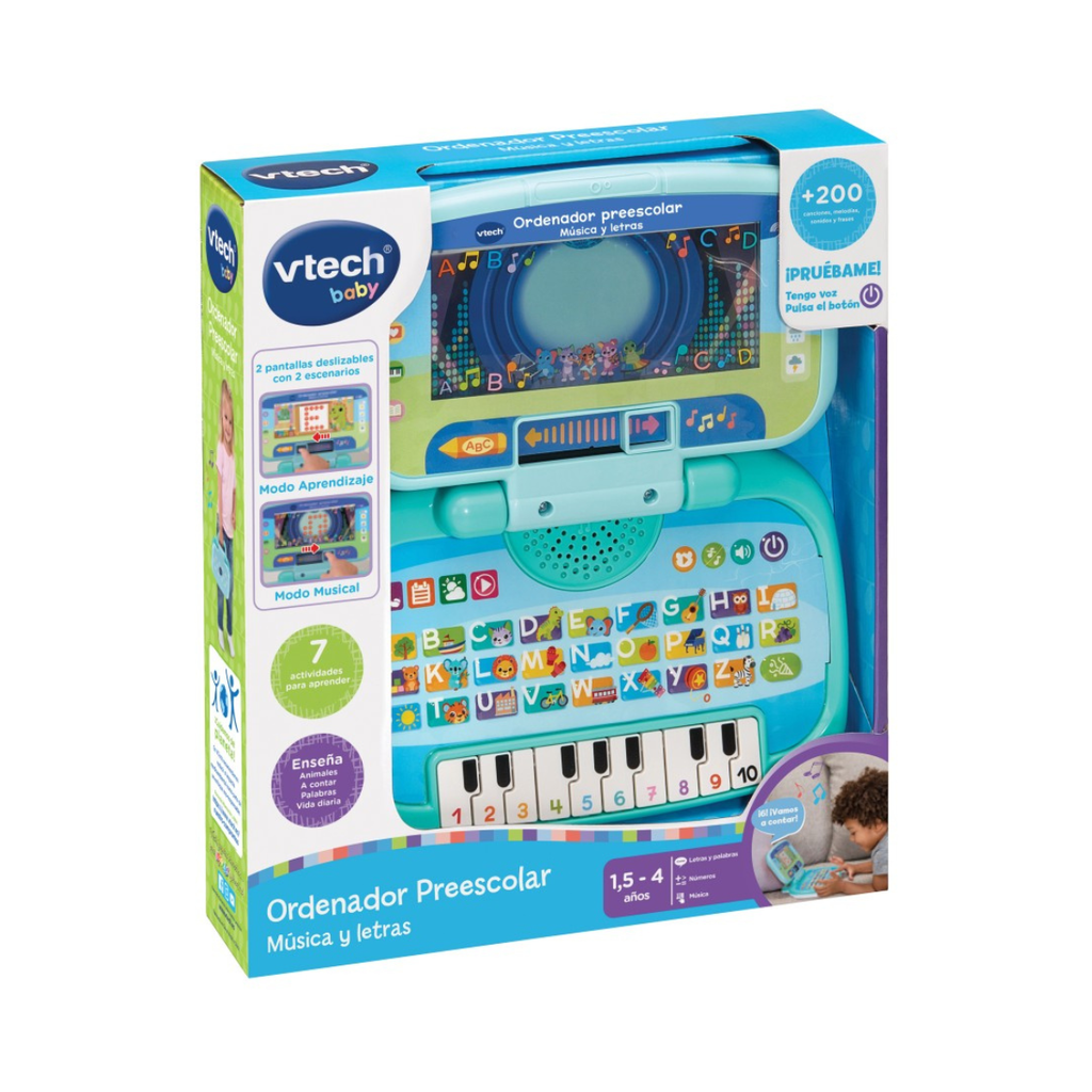 VTECH Ordenador preescolar Música y letras Felix Online