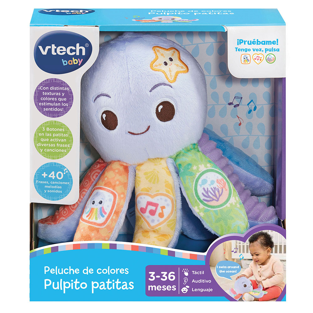 VTech | Peluche de Colores Pulpito Patitas