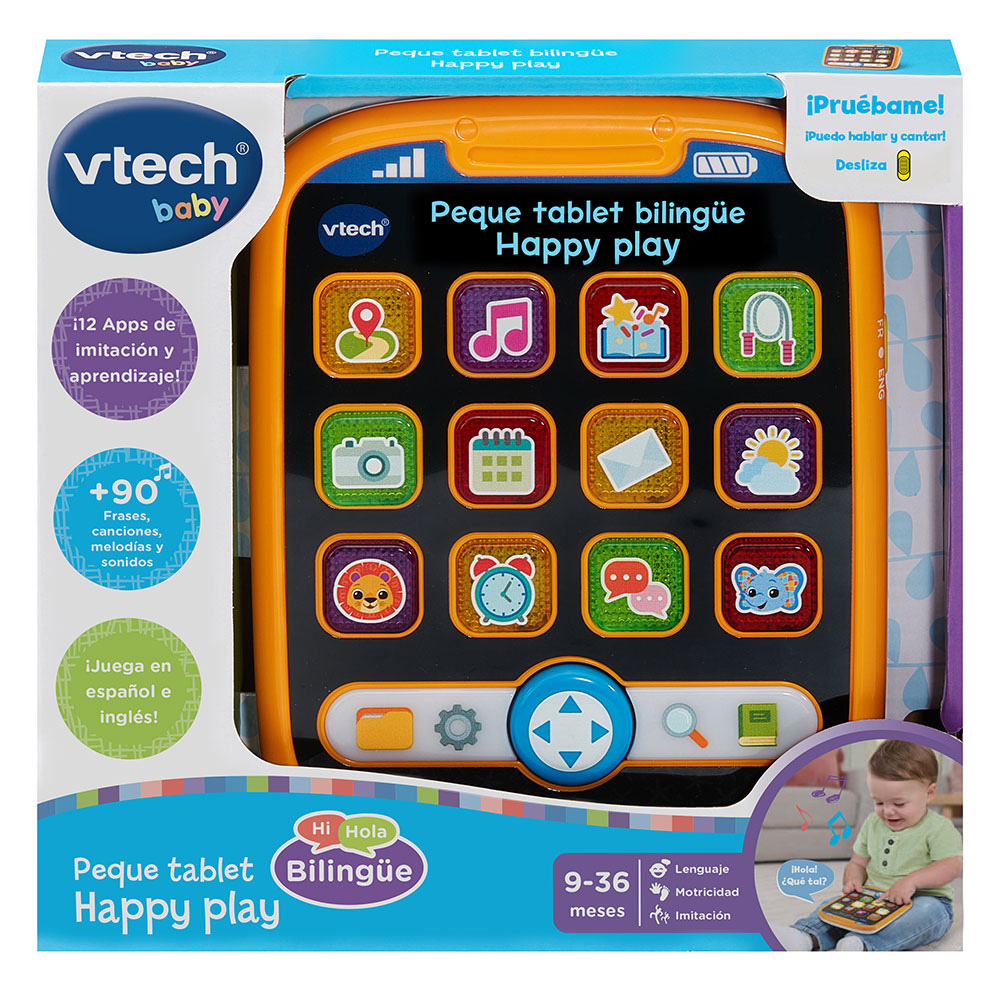 VTech | Peque Tablet Bilingüe Happy Play