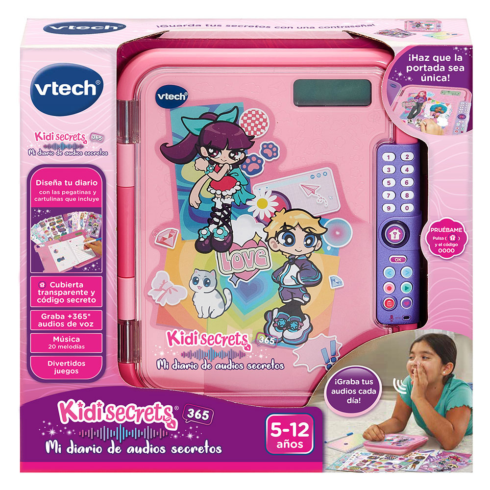 VTech | KidiSecrets 365 Mi Diario de Audios Secretos