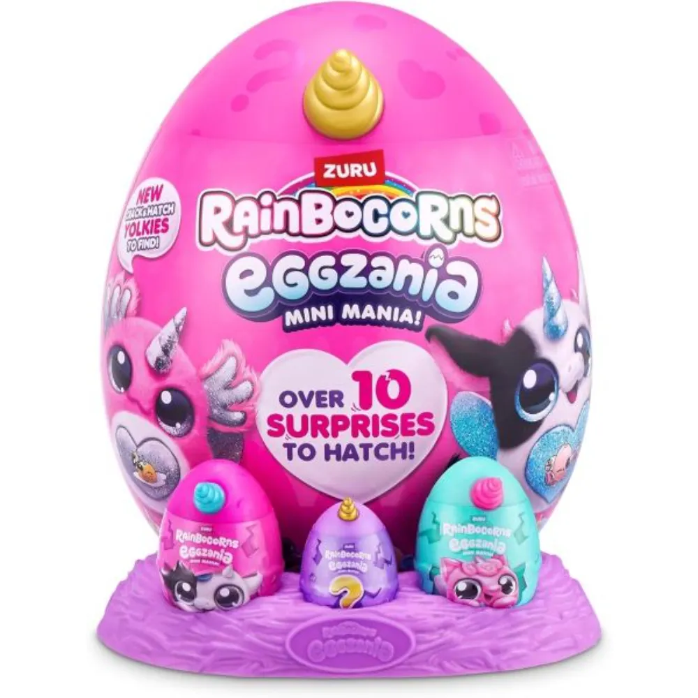 Rainbocorns | Peluche Sorpresa Eggzania Mini Mania