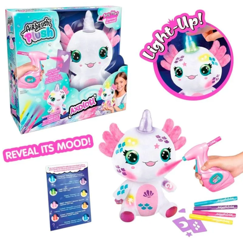 Airbrush Plush | Axolotl