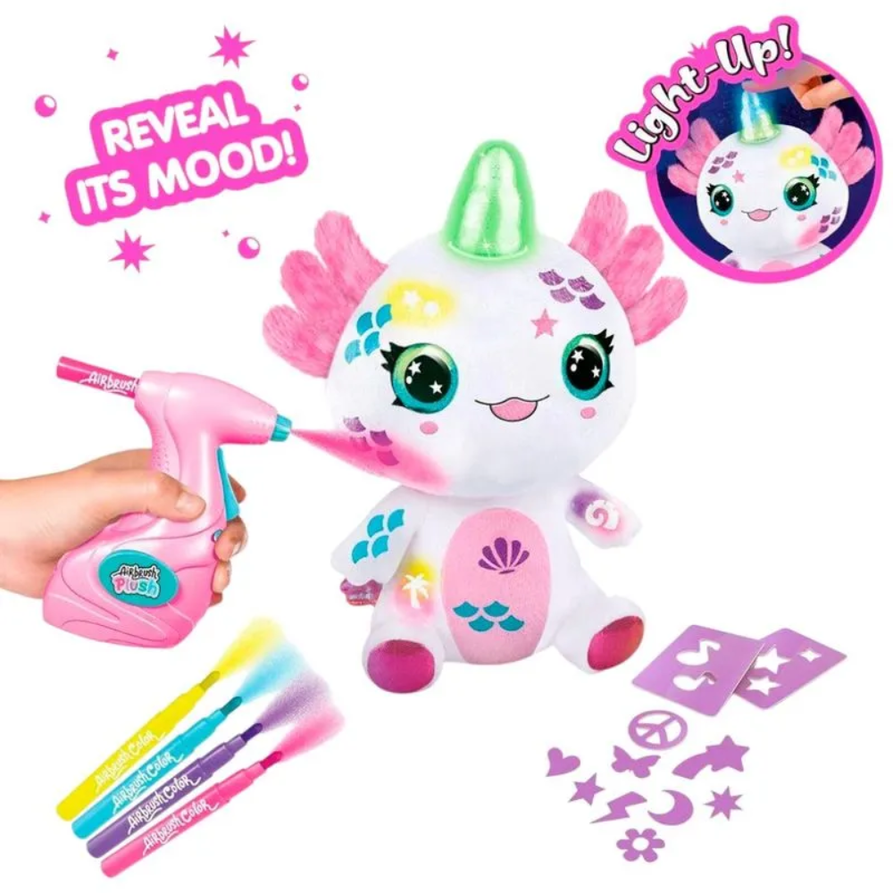 Airbrush Plush | Axolotl