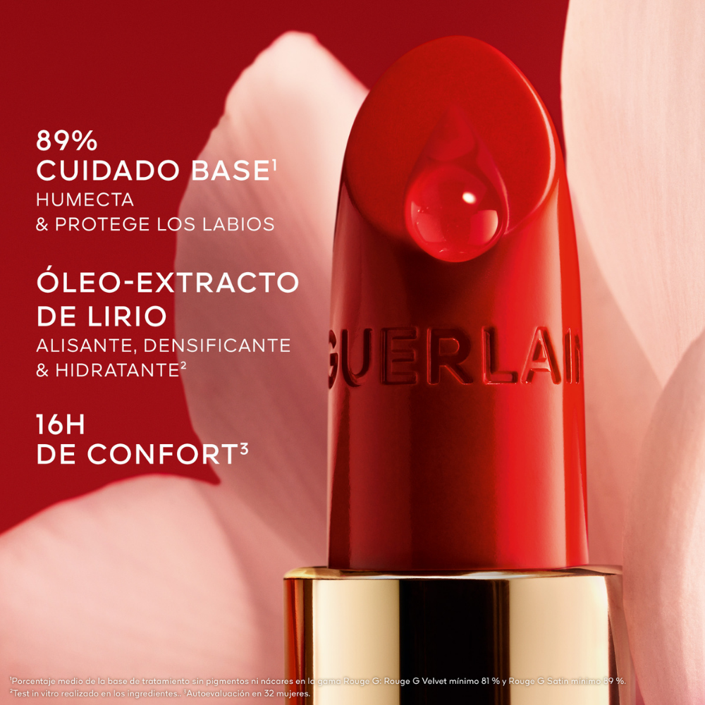 barra de labios Guerlain Rouge G velvet