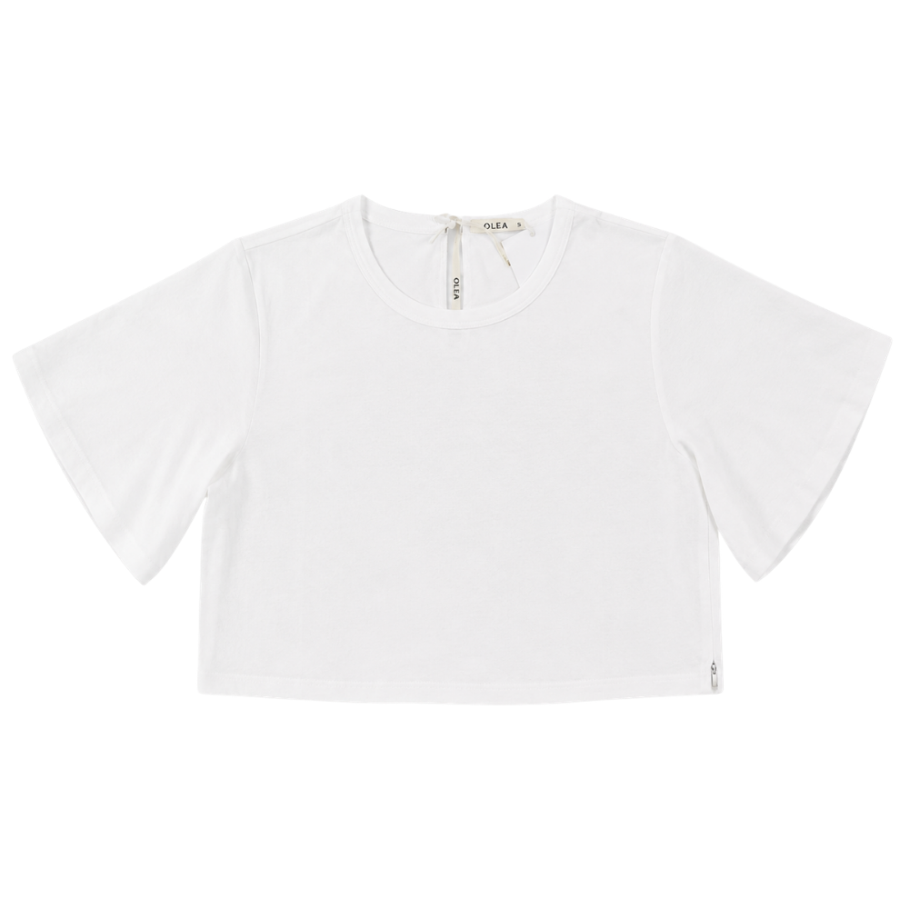 Olea | Blusa Básica de Corte Amplio con Manga Corta para Dama