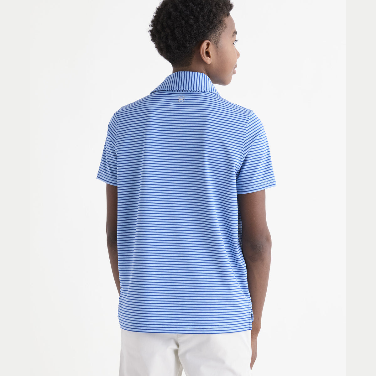 Vineyard Vines | Polo Bradley a rayas Sankaty Performance para niño